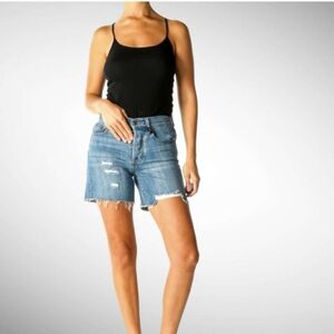 DSTLD los Angeles denim distressed high waisted shorts size 30